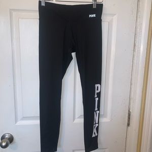 Pink Victoria’s Secret yoga pants